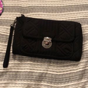 Vera Bradley pushlock wristlet